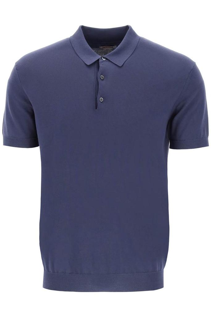 Baracuta cotton knit polo shirt