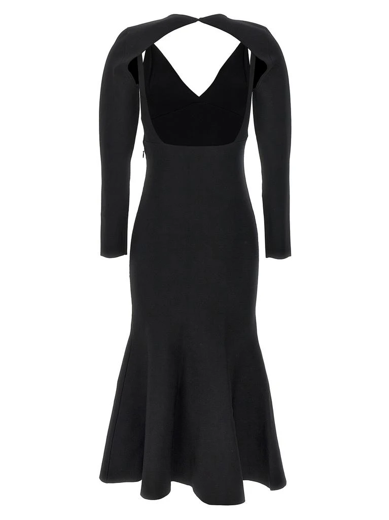 ROLAND MOURET Roland Mouret Stretch Knit Midi Gown 4