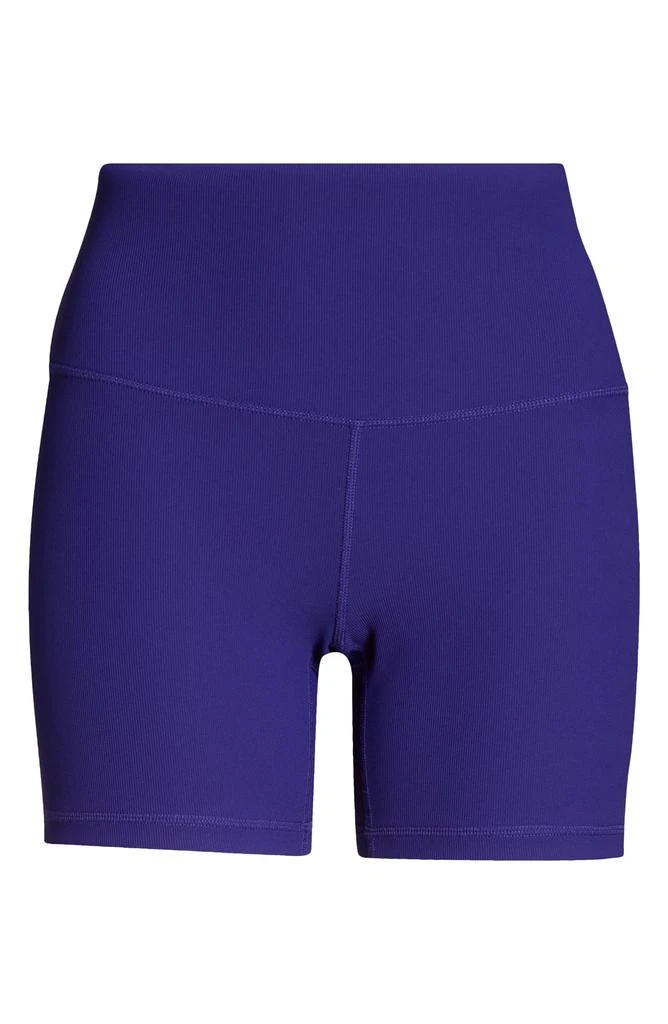Zella Luxe Rib High Waist Bike Shorts 6