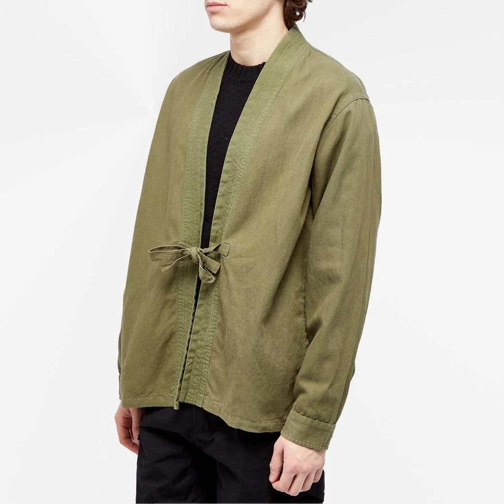 MAHARISHI Maharishi Hemp Embroded Hanten Shirt 2