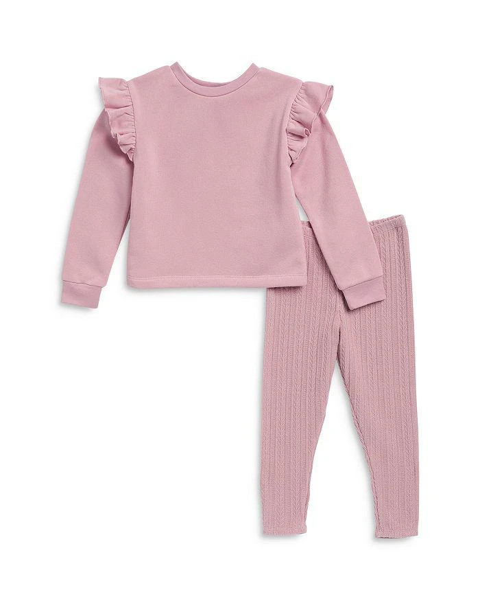 Splendid Girls' Winter Rose Long Sleeved Top & Leggings Set - Little Kid 1