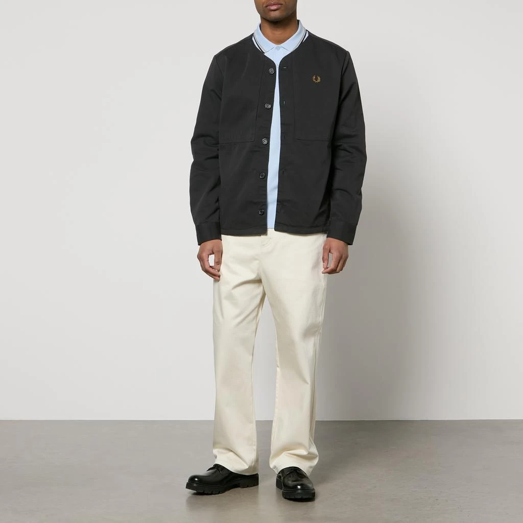 Fred Perry Fred Perry Collarless Cotton-Twill Overshirt 3