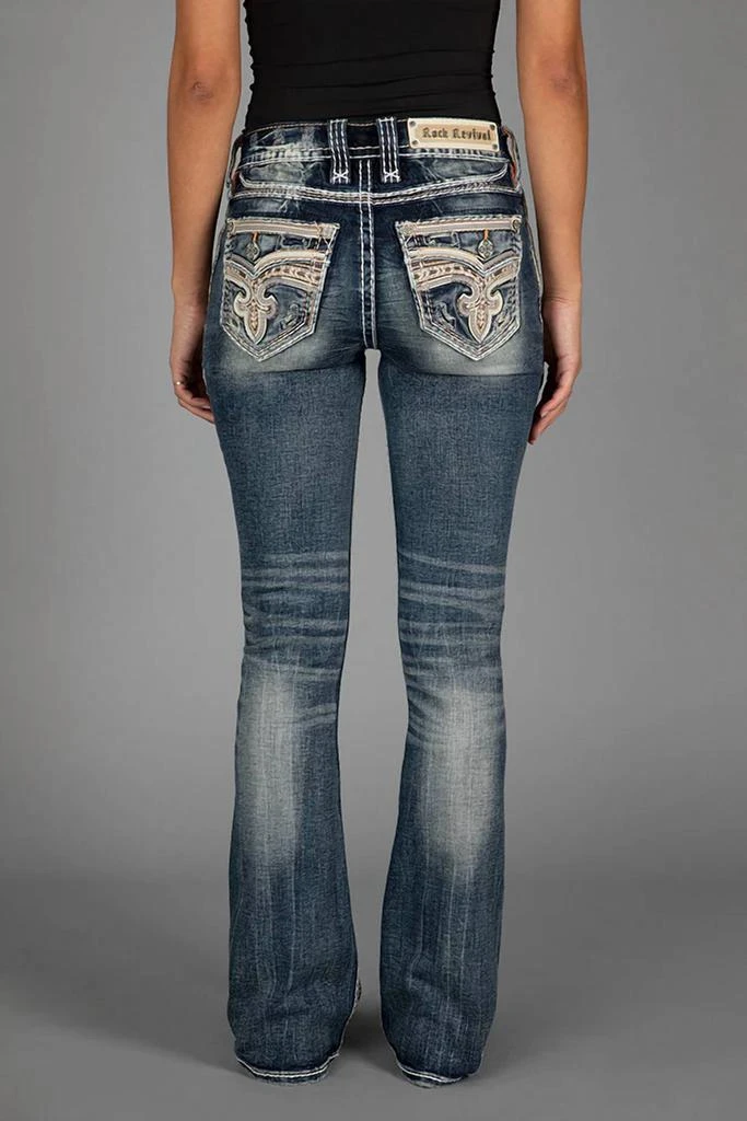 Rock Revival Rafaela Bootcut Jeans - "32 Inseam In Vintage Blue 3
