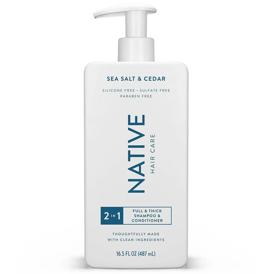 Native Full & Thick 2-in-1 Shampoo and Conditioner Sea Salt & Cedar 3