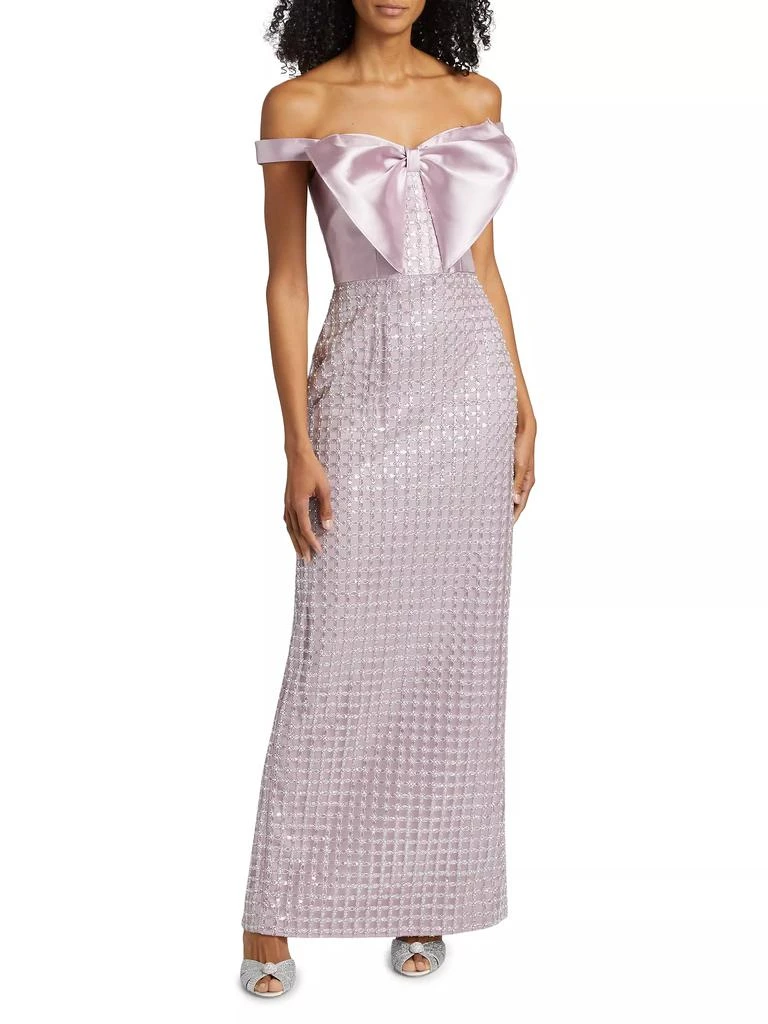 Theia Cynthia Sequin Embellished Gown 3