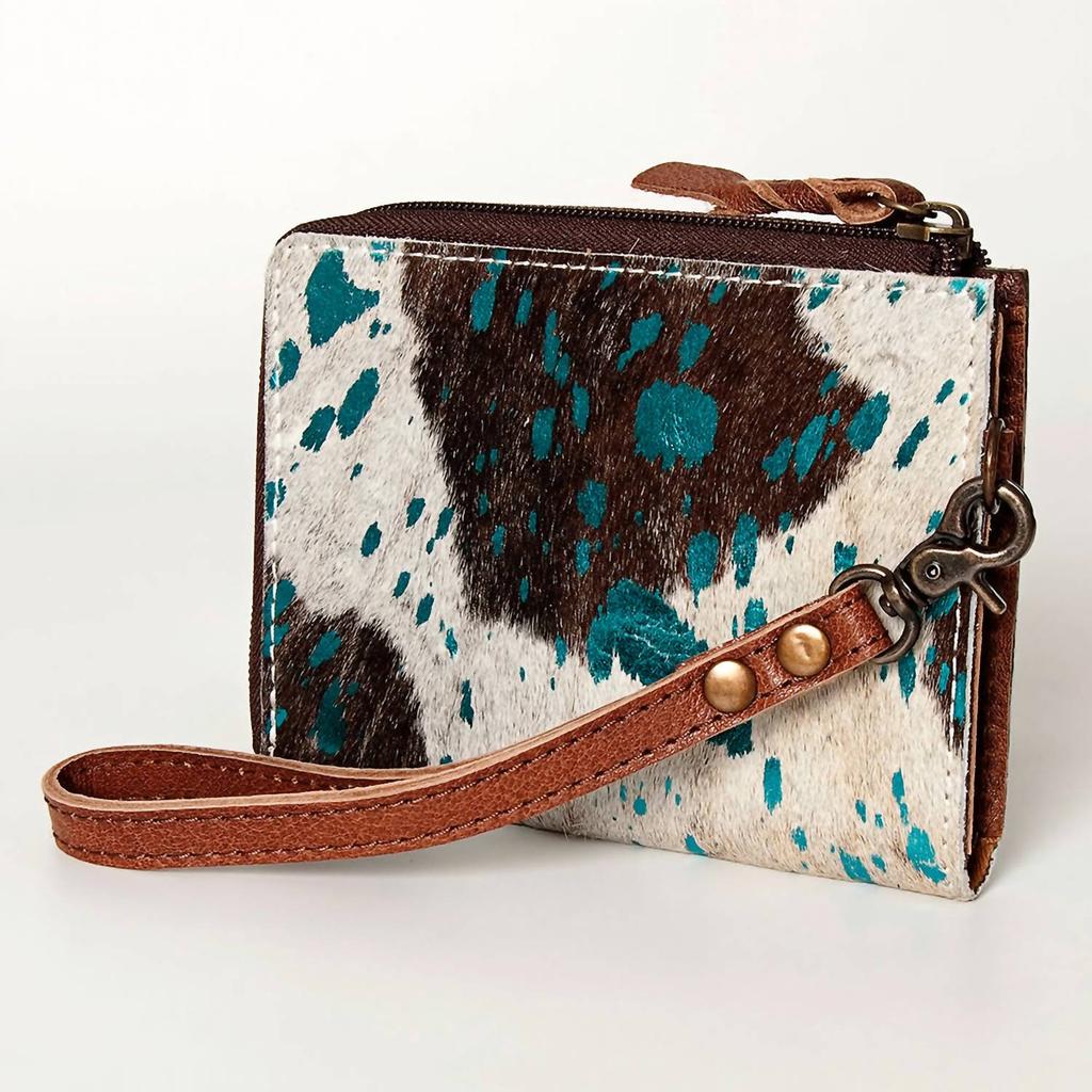 American Darling American Darling - Women's Hair On Hide Wristlet