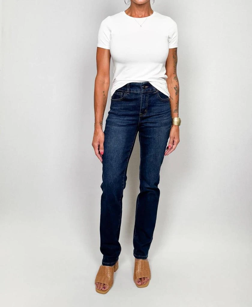Tribal Tribal - Sophia Curvy Fit Straight Leg Jeans 4