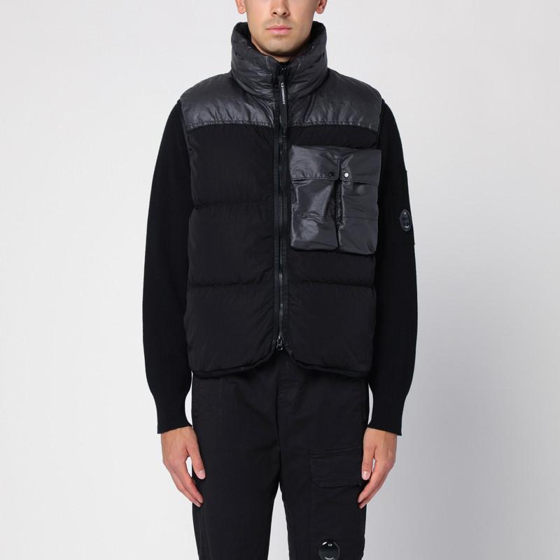 C.P. Company Black waistcoat down jacket