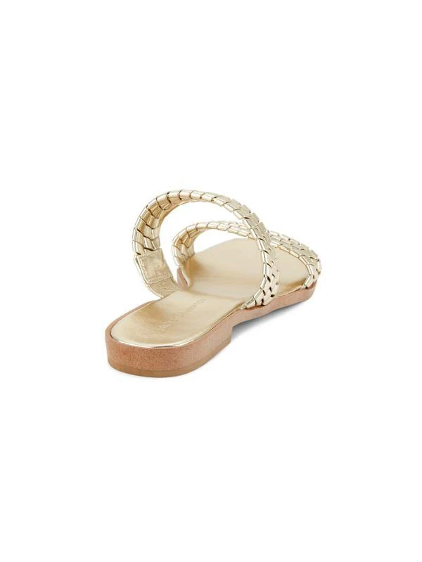 BCBGeneration Lara Metallic Flat Sandals 3