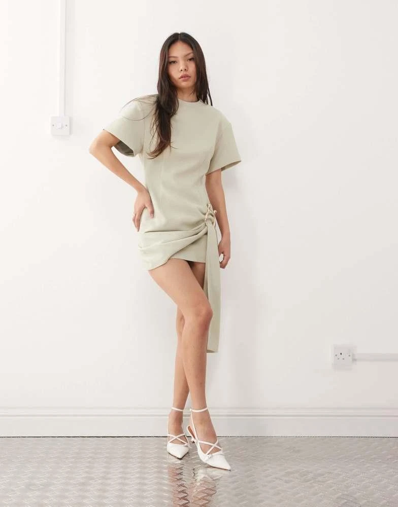 lioness green dress Lioness Field Of Dreams Maxi In Light Sage, Size XXS main image 1