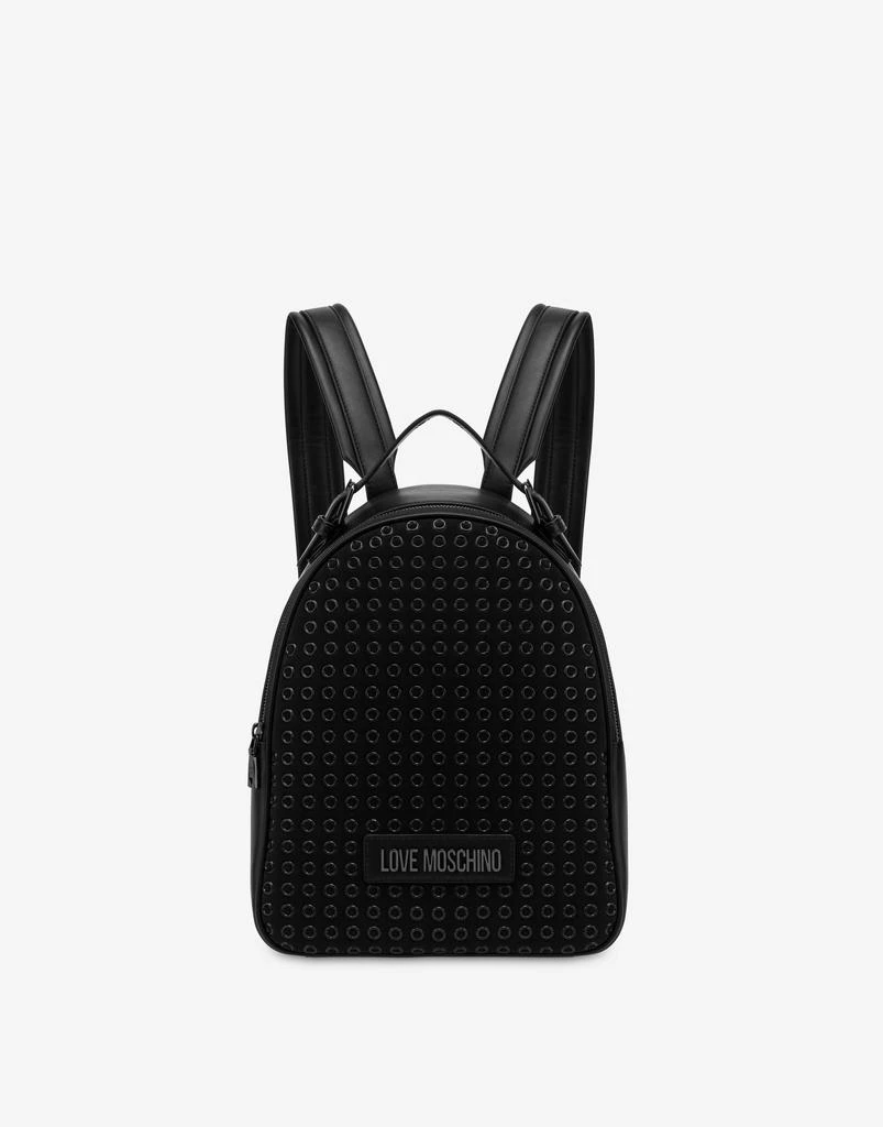 Love Moschino Glam Up Backpack With Eyelets 1
