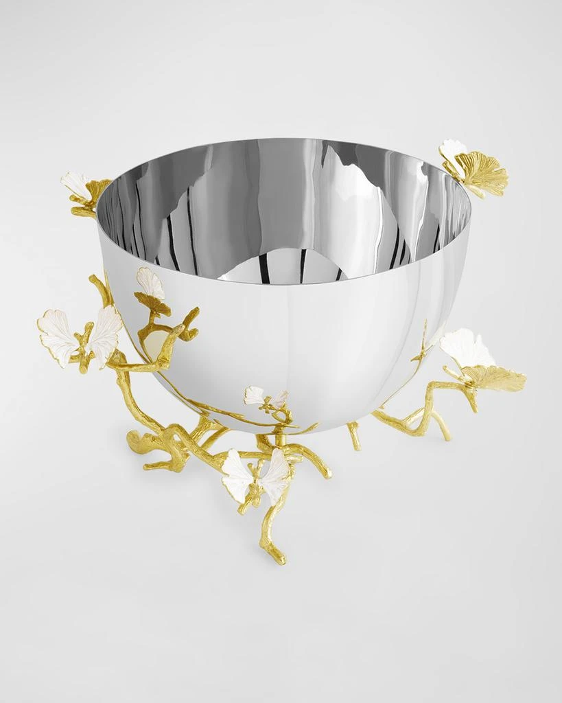 Michael Aram Butterfly Ginkgo White
Gold Serving Bowl 3