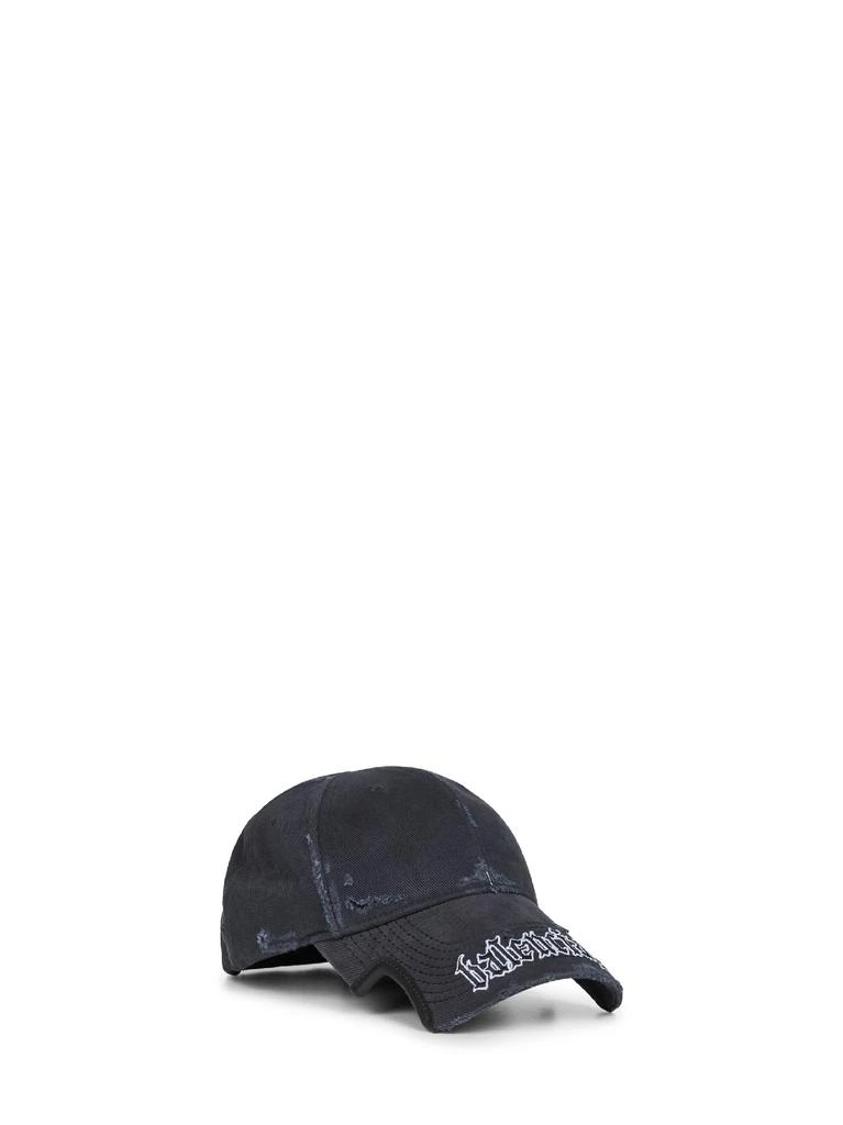 Balenciaga BALENCIAGA | Black drill Blackletter Script cap | Women | M 2