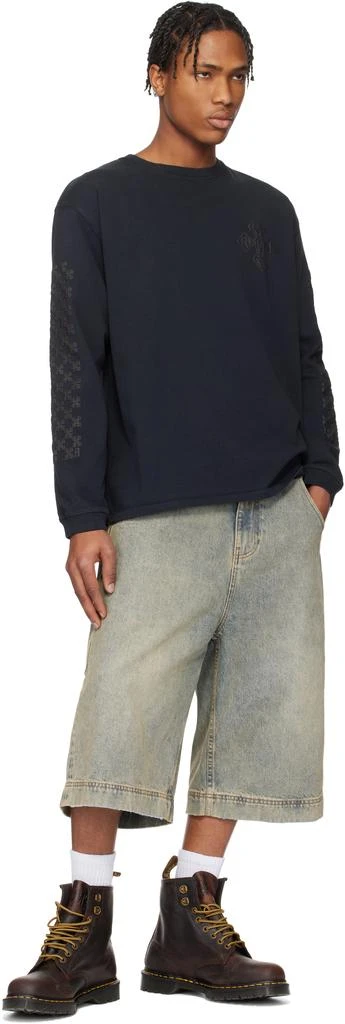 Rhude Black Cross LS T-shirt 4