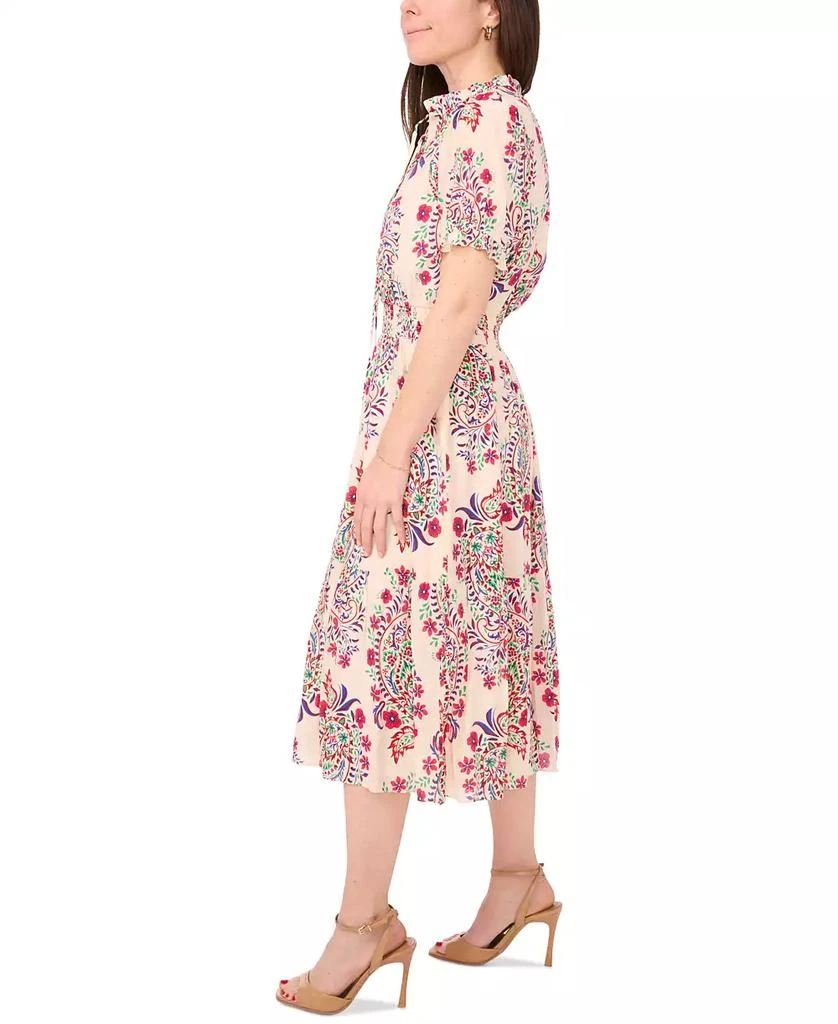 Sam & Jess Petite Printed Short-Sleeve Lawn Maxi Dress 2