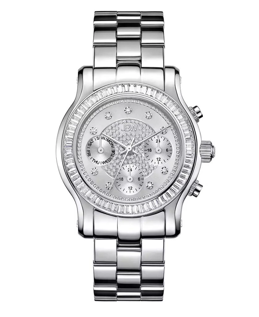 Jbw Women's Laurel Diamond (1/10 ct.t.w.) Stainless Steel Watch 1
