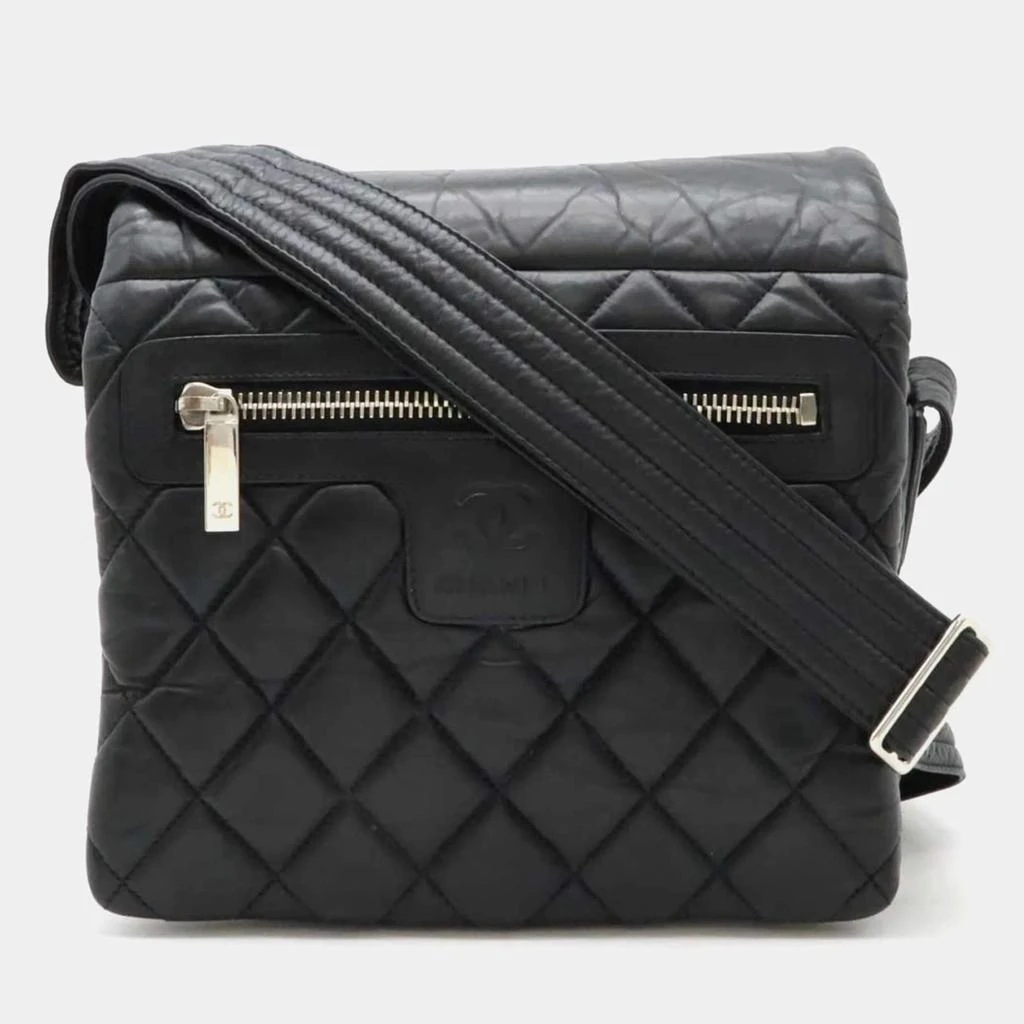 Chanel Chanel Black Leather Small Shoulder Bag 1