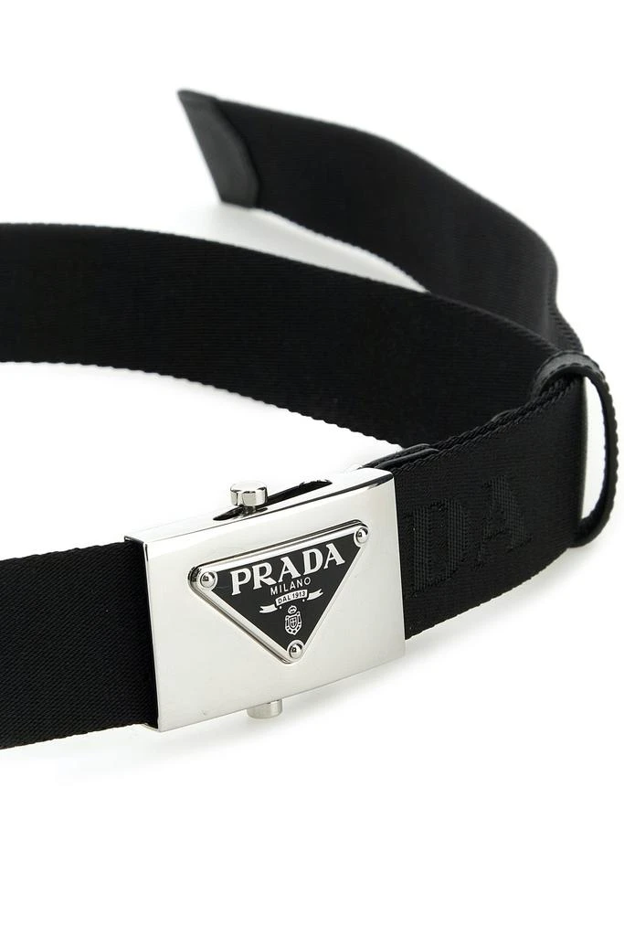 Prada Black fabric belt 3
