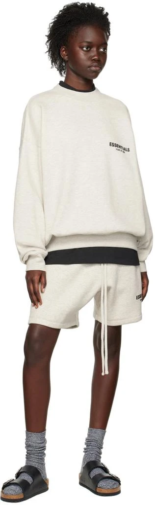 Fear of God ESSENTIALS Off-White Crewneck Sweatshirt 4