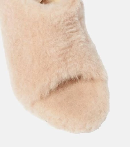 Khaite Marion shearling mules 6