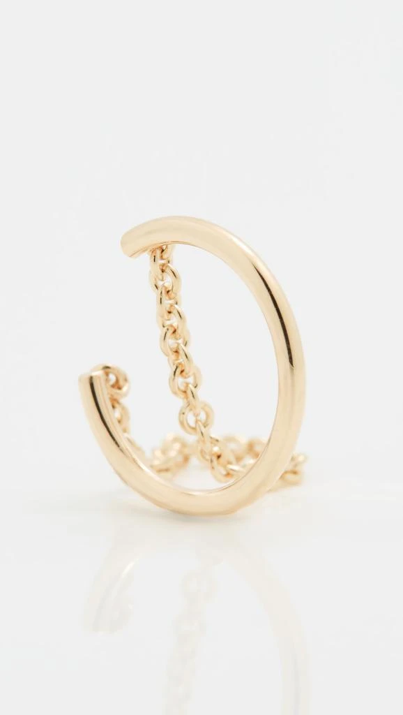 Zoe Chicco 14k Gold Draped Chain Ear Cuff 4