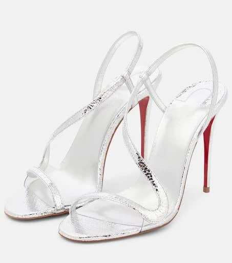 Christian Louboutin Rosalie metallic leather sandals 5