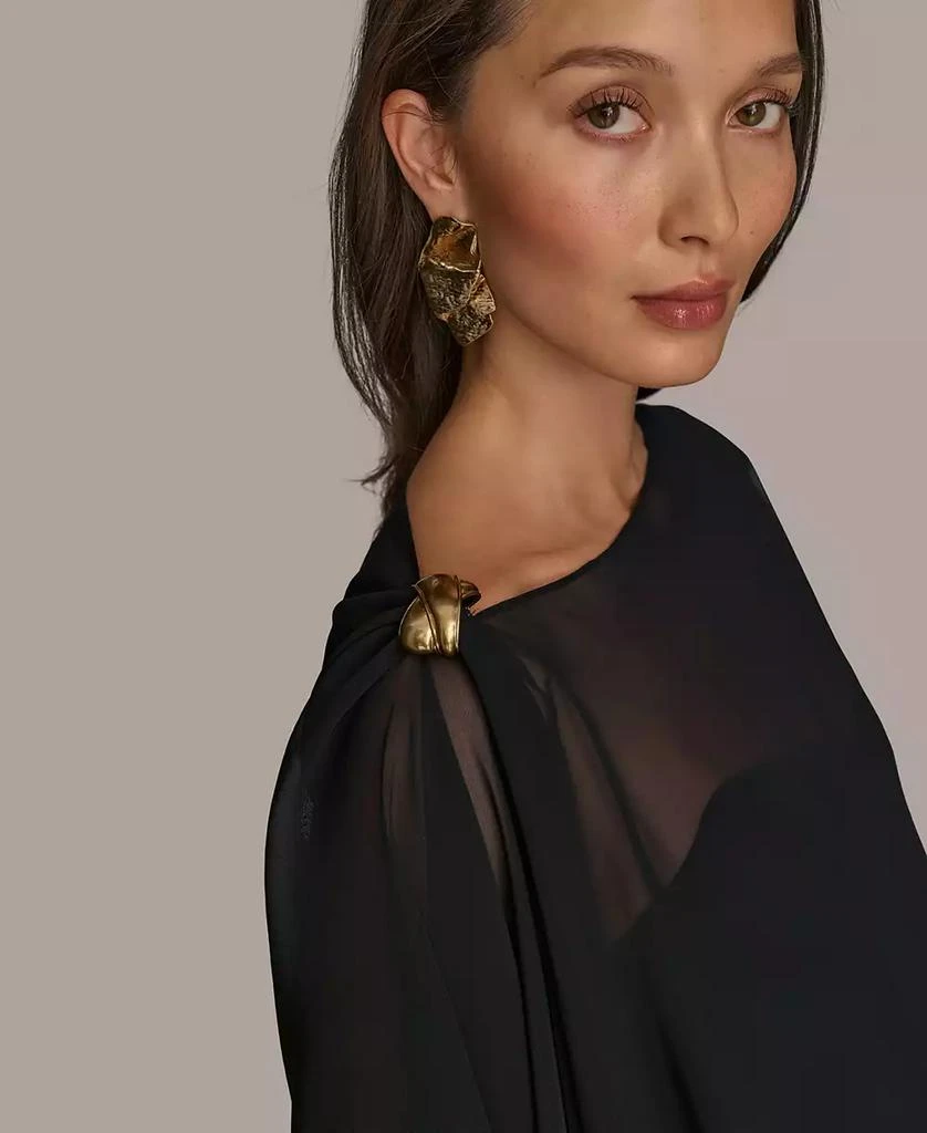 Donna Karan Women's Chiffon Formal Cape 4