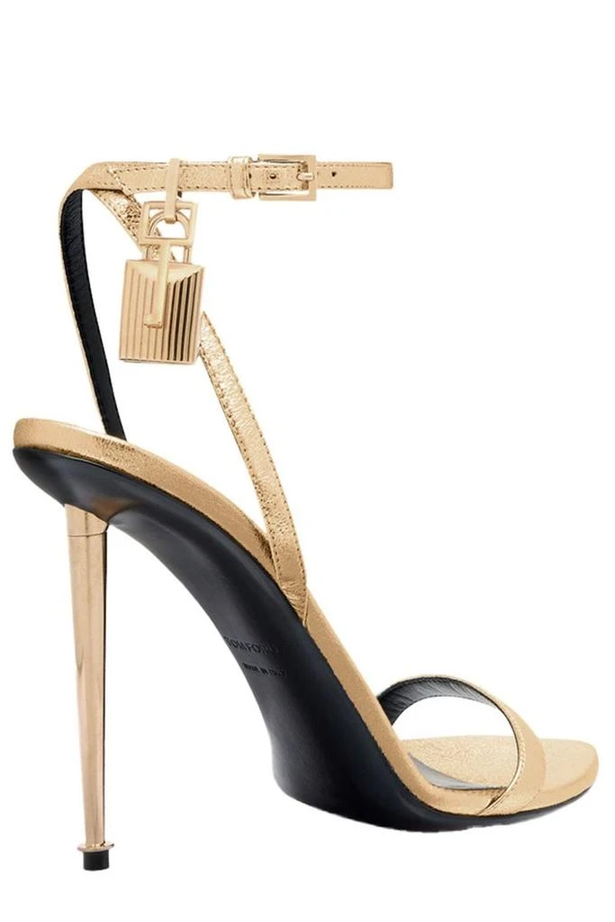 Tom Ford Tom Ford Laminated Padlock Pointy Sandals 3