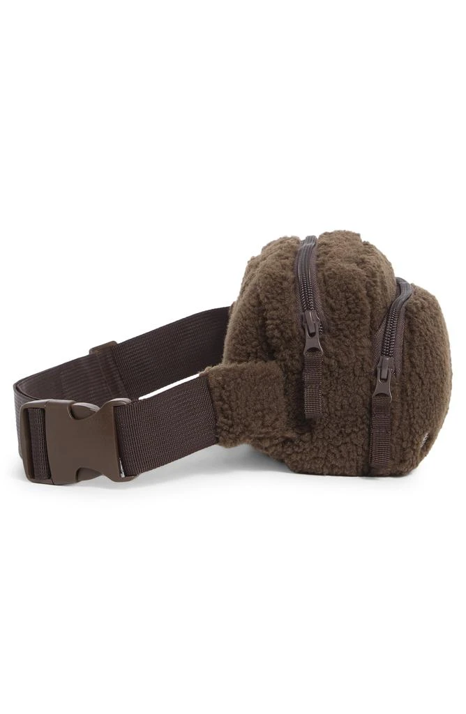 Zella Faux Shearling Belt Bag 4