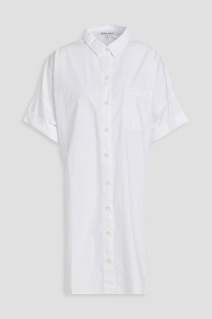 Alex Mill Cotton-poplin mini shirt dress