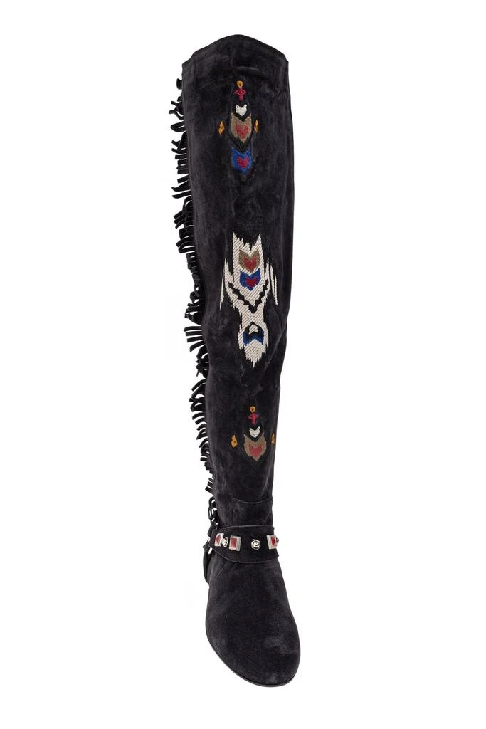 Isabel Marant Isabel Marant Soksa Fringe Detailed Thigh Boots 4