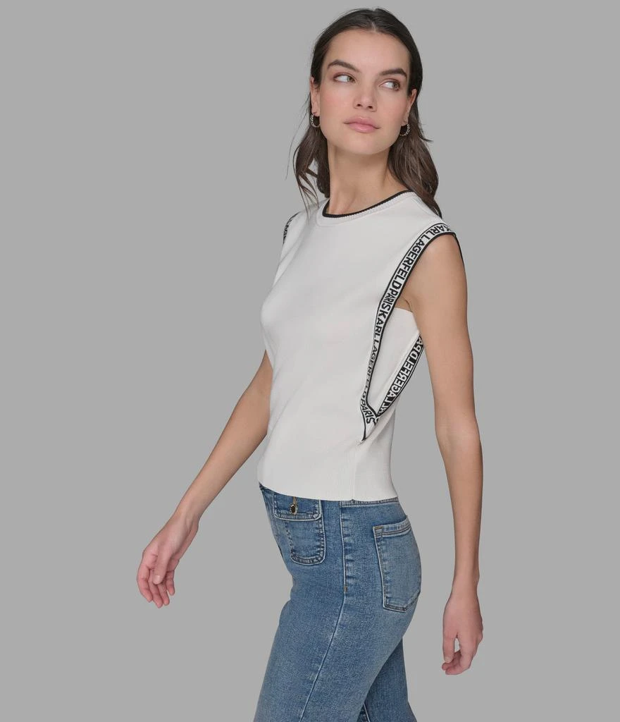 Karl Lagerfeld Paris LOGO TAPE SWEATER VEST 3