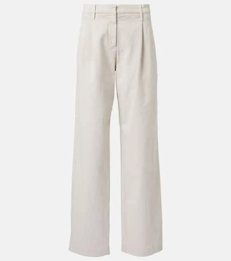 Brunello Cucinelli High-rise wide-leg jeans 1