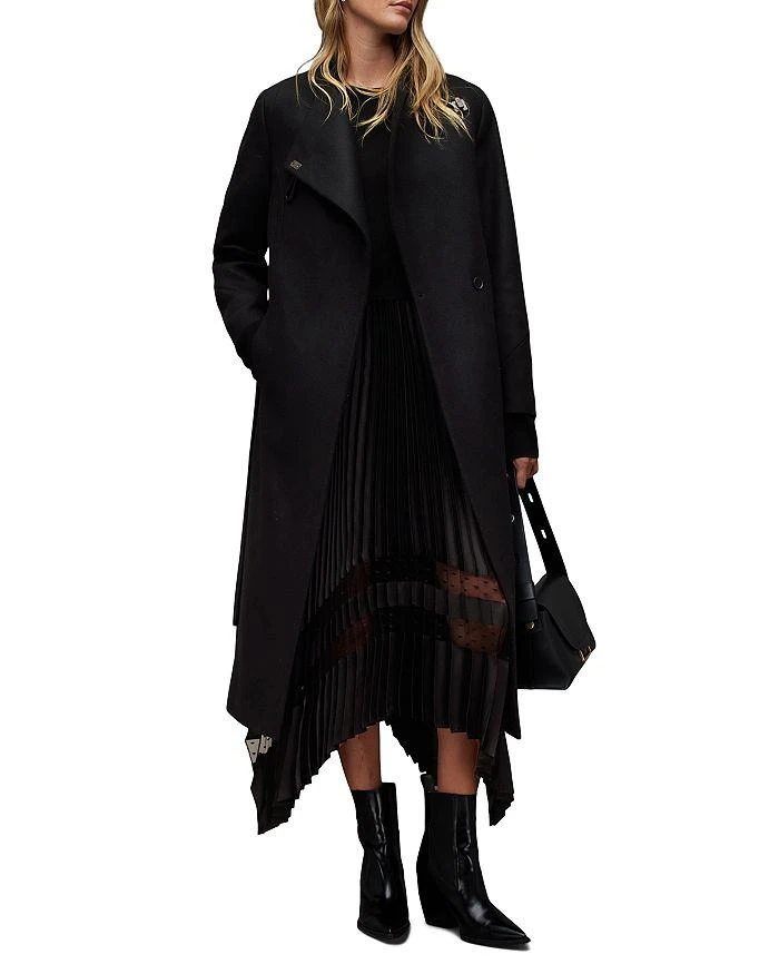 ALLSAINTS Riley Belted Coat 8