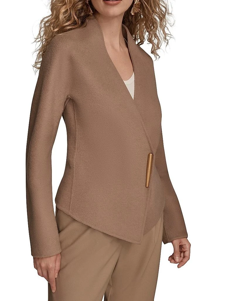 Donna Karan Wool-Blend Single-Breasted Blazer 4