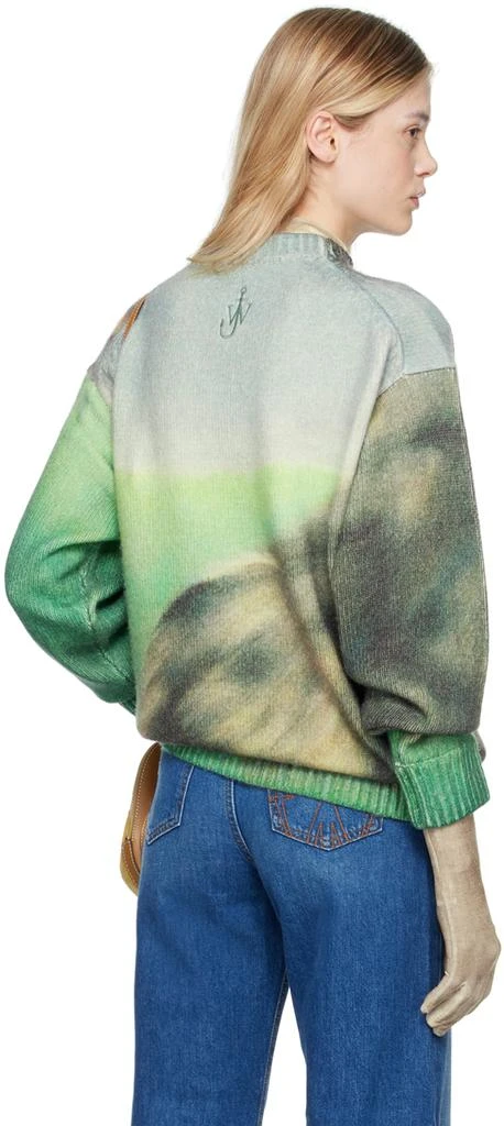 JW Anderson Green Printed Sweater 3