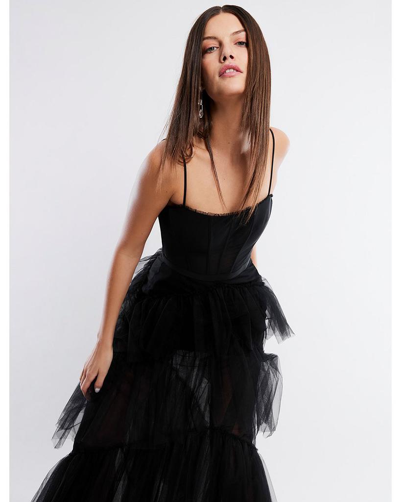 Corset tulle gown bcbgmaxazria hotsell