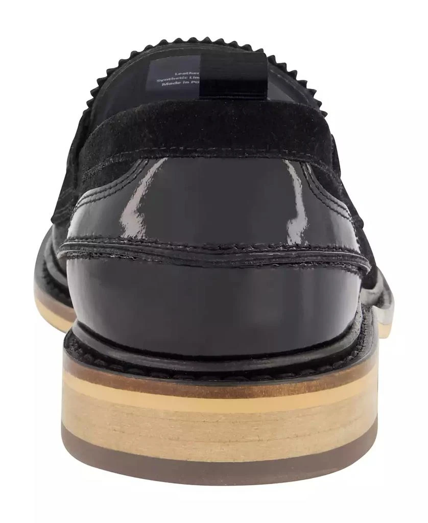 Karl Lagerfeld Paris Men's White Label Suede Penny Loafers 3