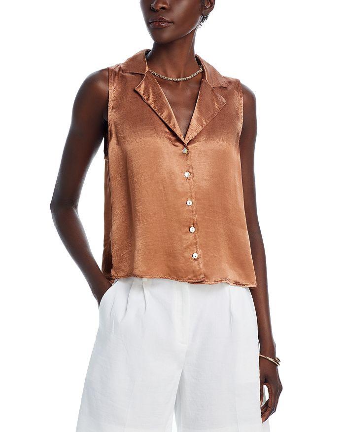 Bella Dahl Sleeveless Notch Collar Top