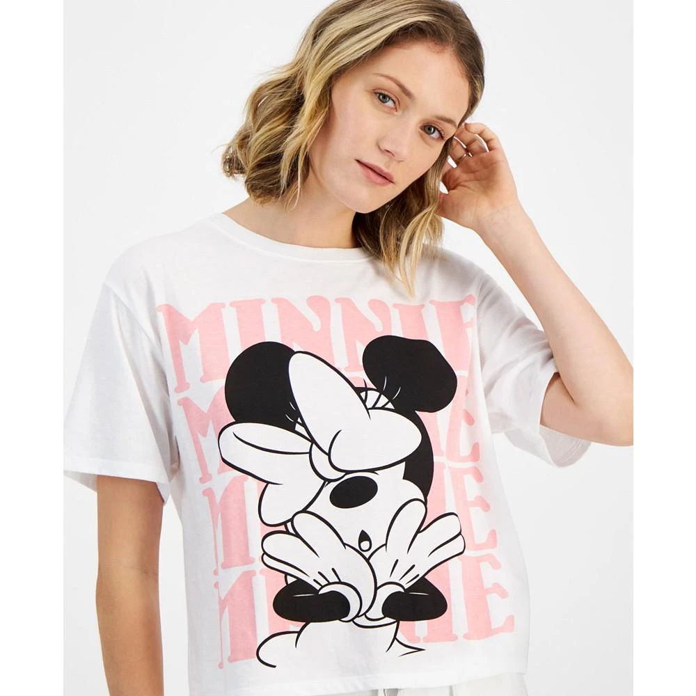 Disney Juniors' Minnie Mouse Graphic Crewneck T-Shirt 3