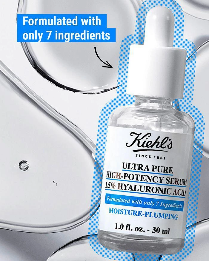 Kiehl's Since 1851 Ultra Pure High-Potency Serum 1.5% Hyaluronic Acid 1 oz. 3