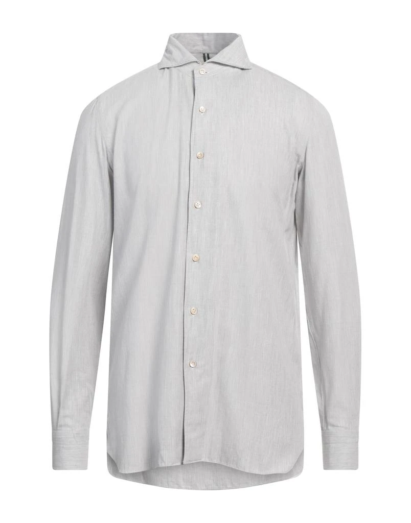 LUIGI BORRELLI NAPOLI Solid color shirt 1
