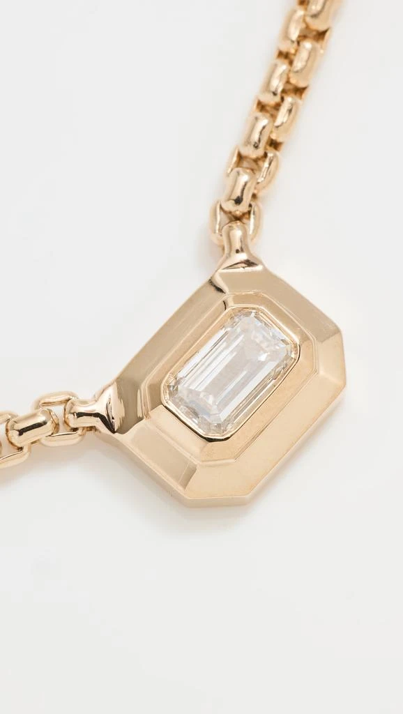 Zoe Chicco 14k Gold Emerald Cut Diamond Necklace 4