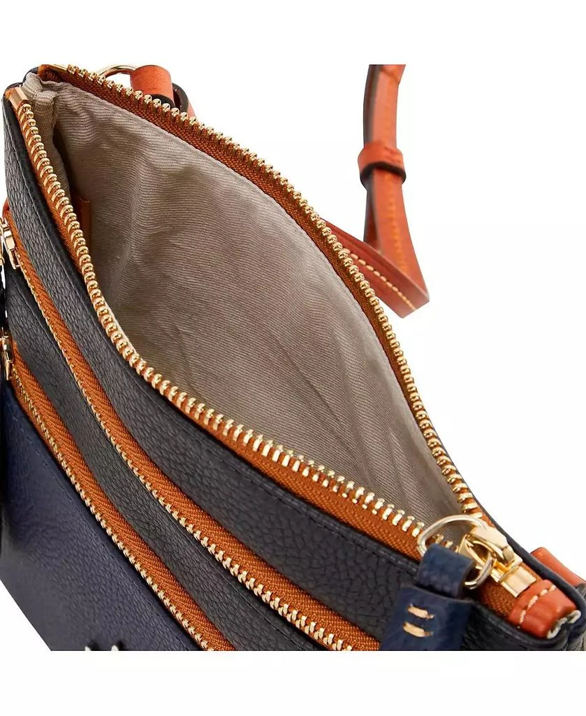 Dooney & Bourke Denver Broncos Infield Triple Zip Crossbody Purse 4