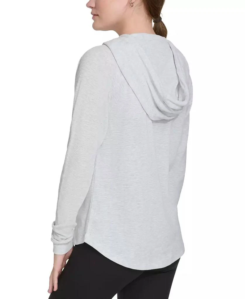 Calvin Klein Ruched-Sleeve Zip Hoodie, XS- 8