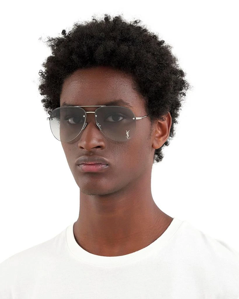 Yves Saint Laurent CLASSIC 11 M Brow Bar Aviator Sunglasses  display picture 1