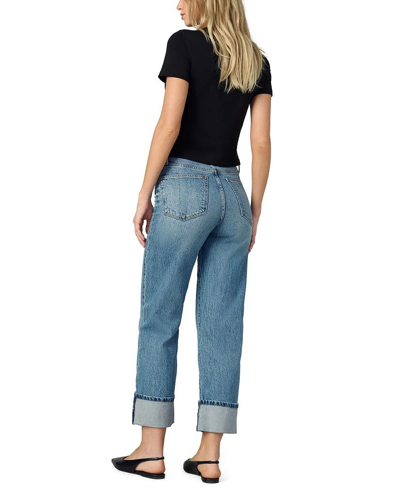 Joe's Jeans The Margot High Rise Cuffed Straight Jeans in Showdown 4