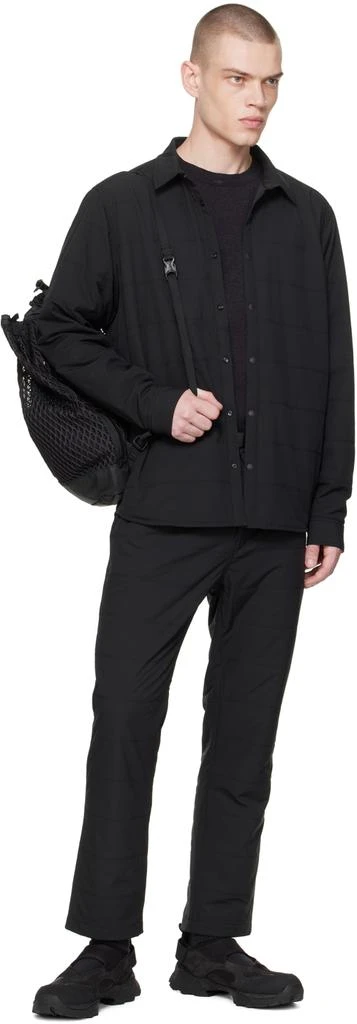 Snow Peak Black Insulated Sweatpants 4