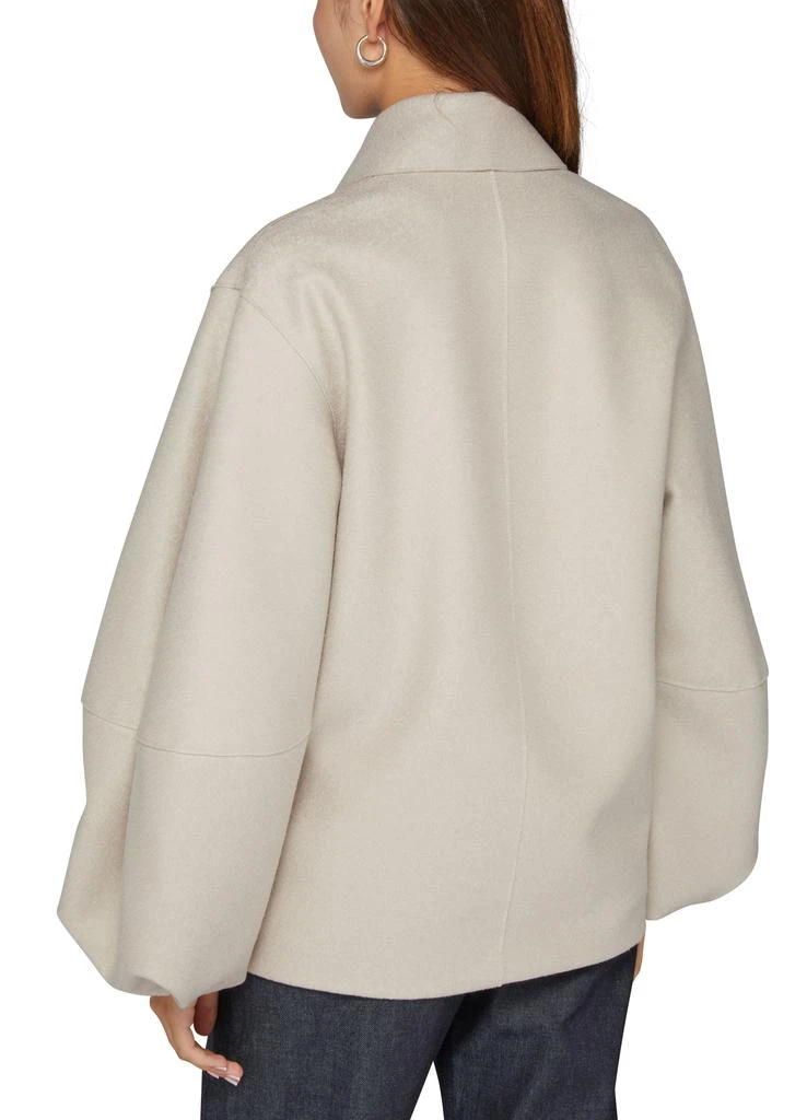 Harris Wharf London Puff sleeves jacket pressed wool 5