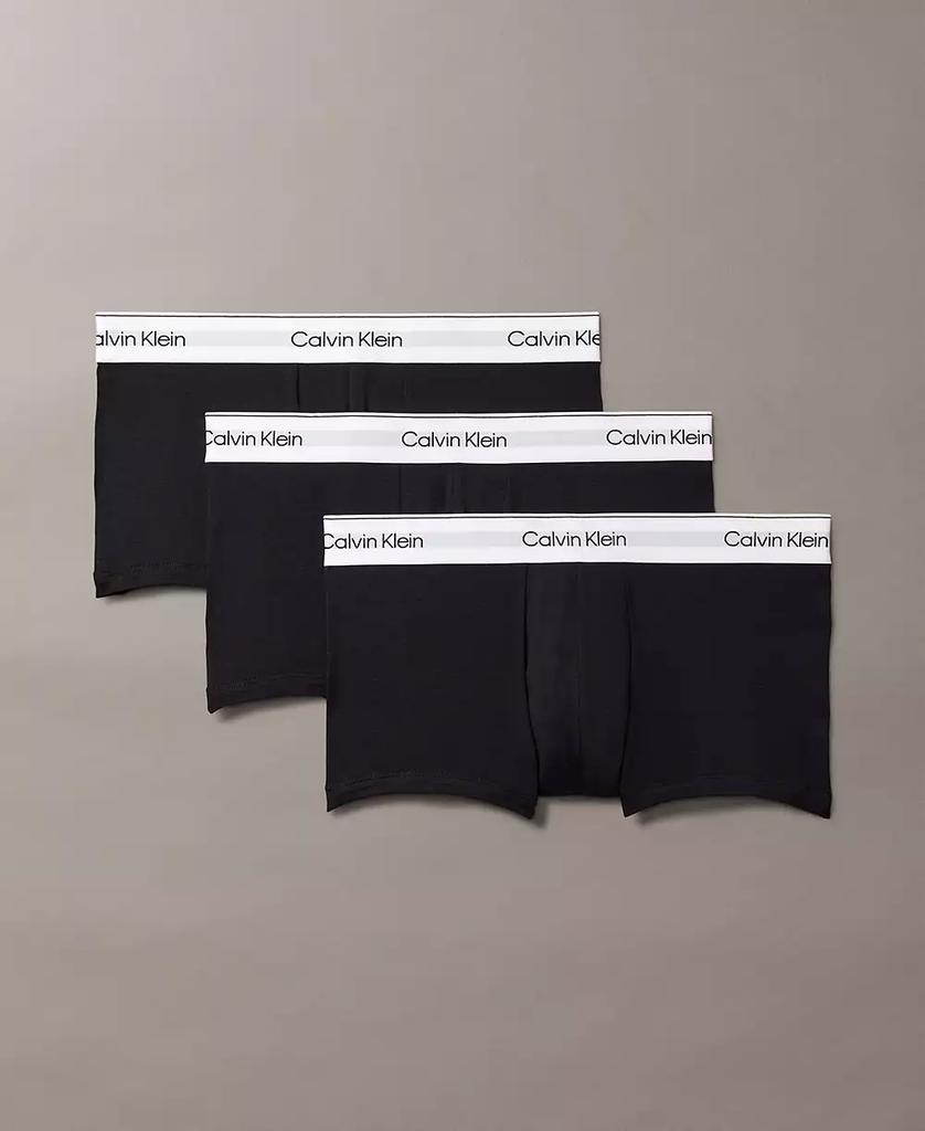 Calvin Klein Men's 3-Pack Icon Stretch Low Rise Trunks